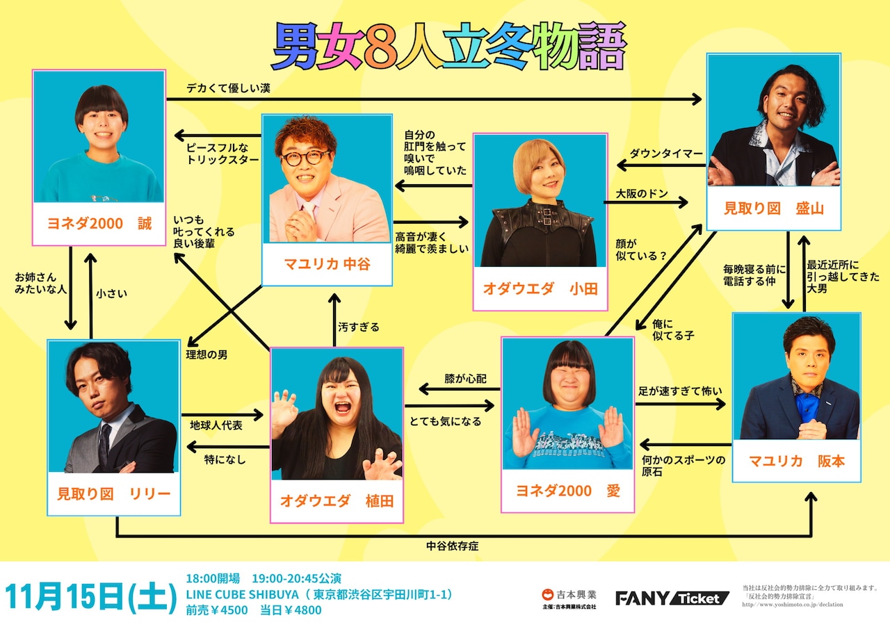 「男女8人立冬物語」フライヤー