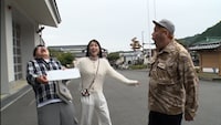 左から、ずん飯尾、松村沙友理、野性爆弾くっきー！
