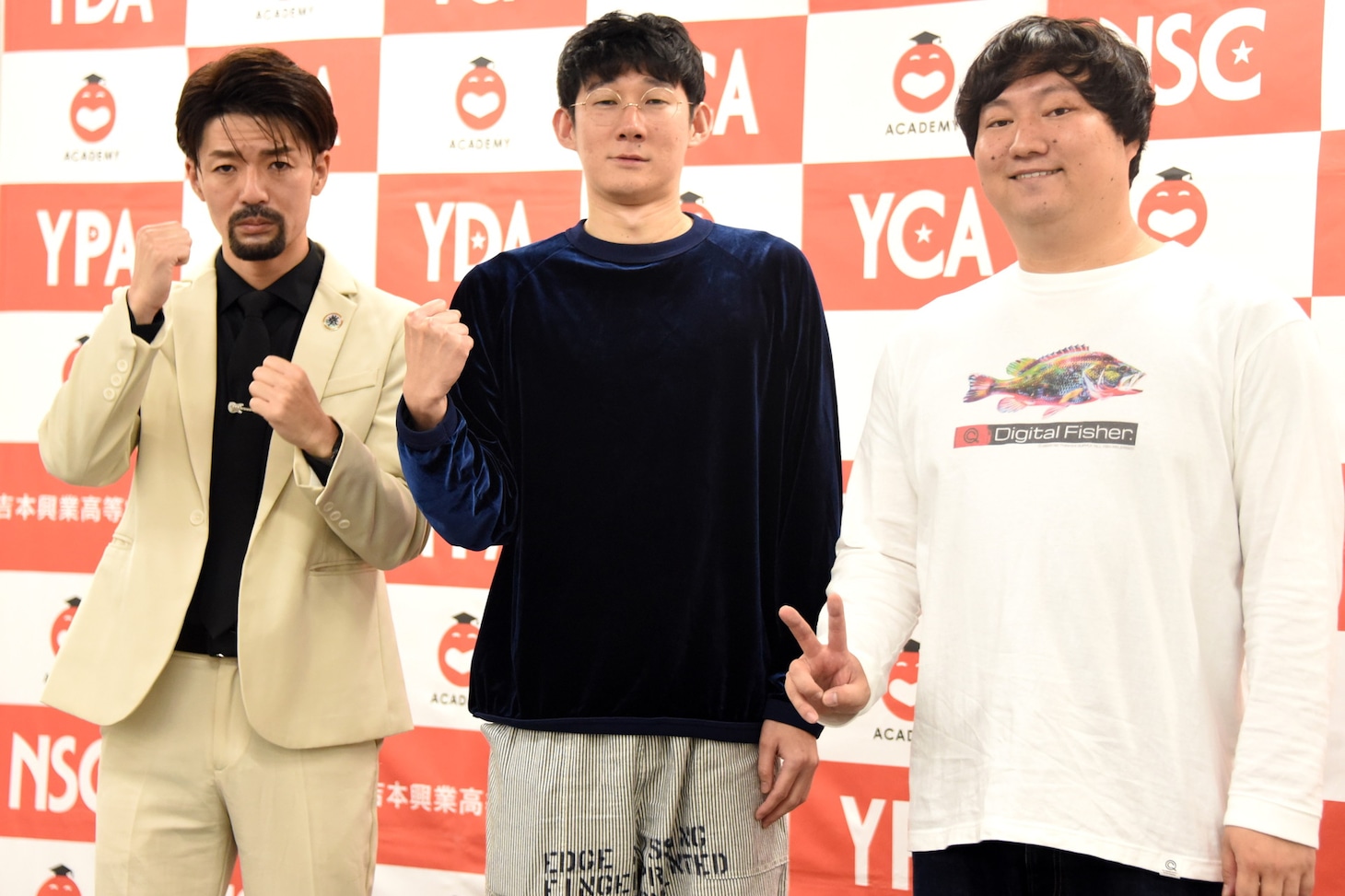 左からアイロンヘッド辻井、ロングコートダディ