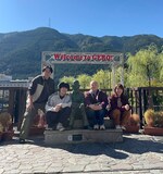 左からザ・マミィ林田、ダウ90000蓮見、上田航平、Aマッソ加納