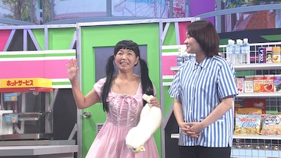 即興コントを披露するオアシズ大久保＆吉住のコンビ