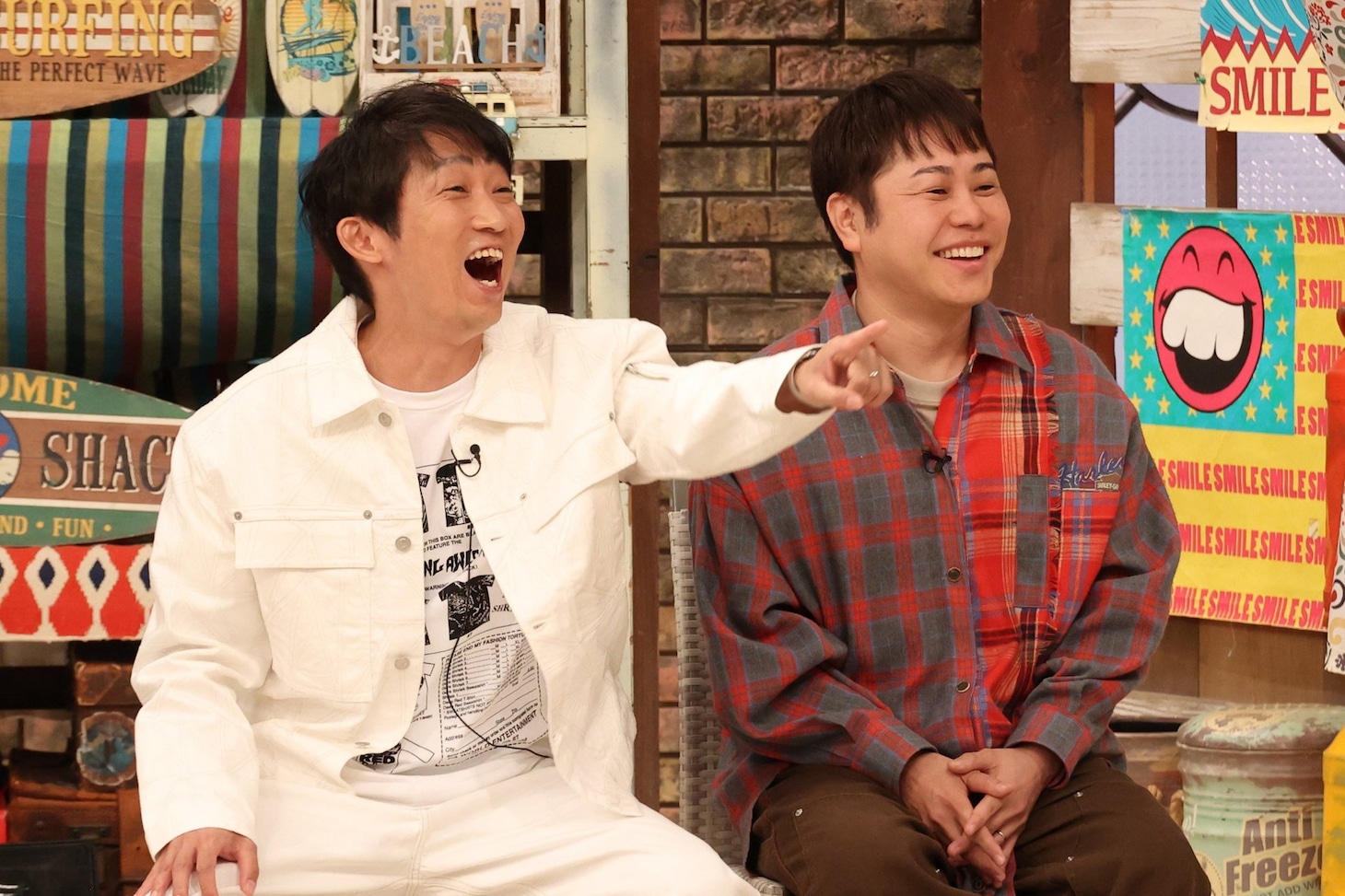 「お笑い向上委員会」にゲスト向上芸人として出演するNON STYLE