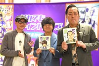 「エバース×樫本学ヴ展」取材会に佐々木遅刻、町田は似顔絵もらって喜ぶ「すげえな、これマジで」