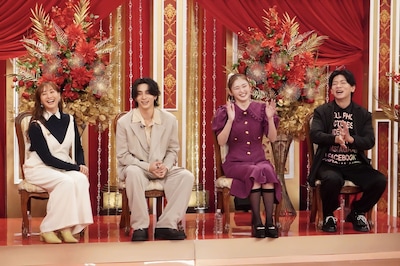 左から、藤本美貴、西洸人、ゆうちゃみ、マヂカルラブリー・野田クリスタル