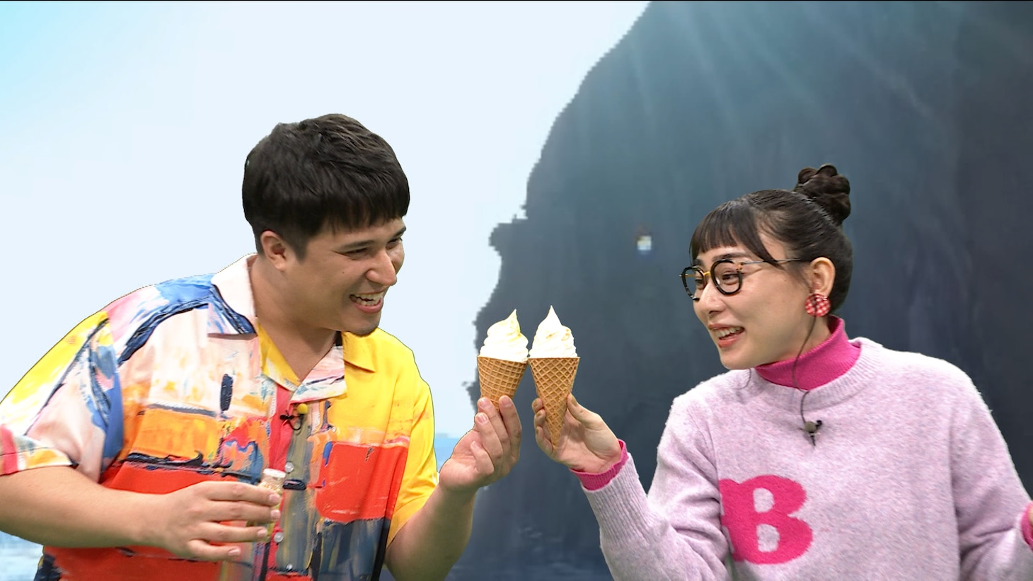 左から、木村昴、ハシヤスメ・アツコ