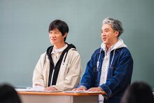 「LIFE！秋」ムロツヨシが1年ぶり出演で「炎上心配王」熱演　石川県立七尾高等学校とのコントも