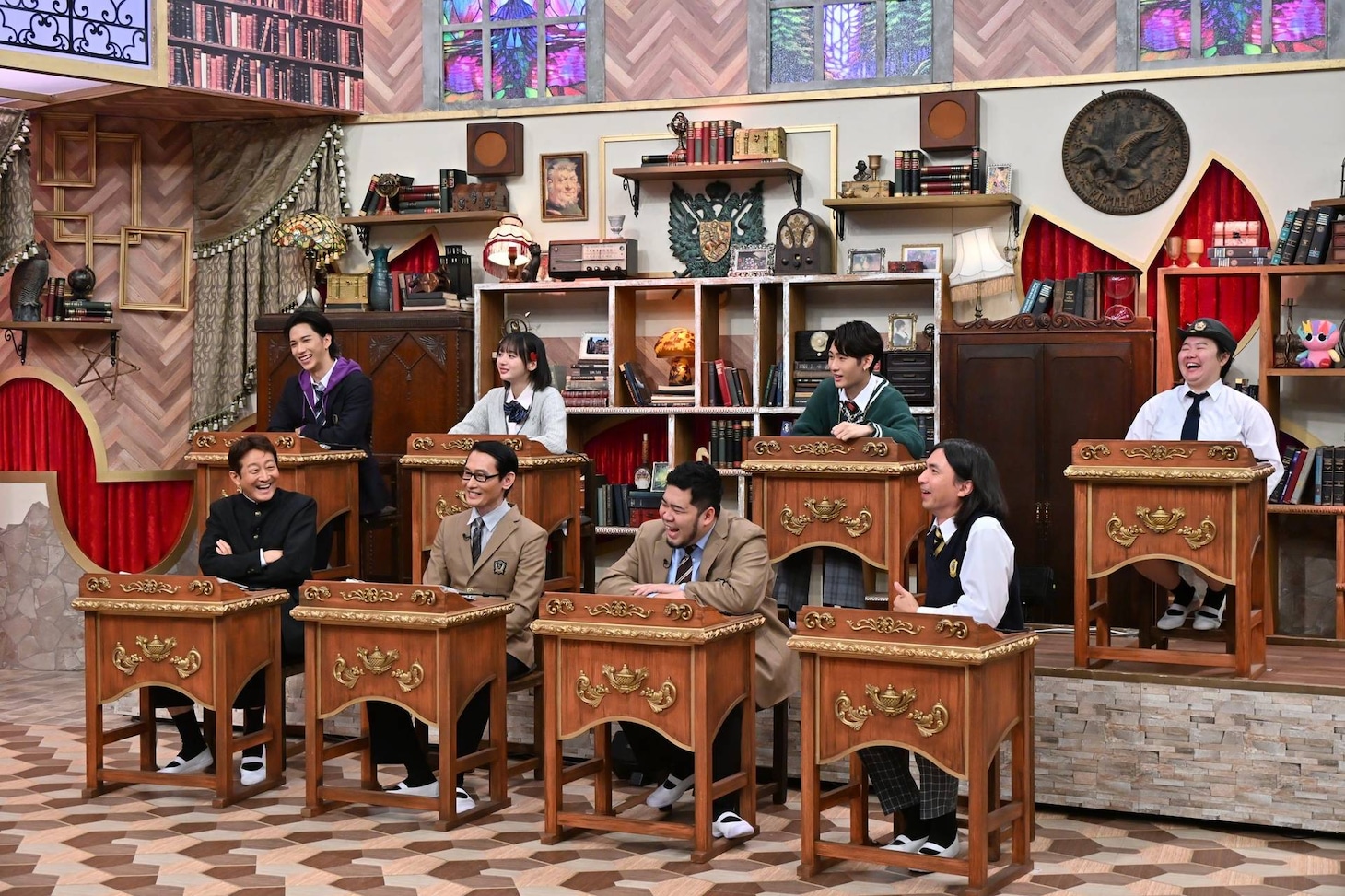 スタジオの生徒たち