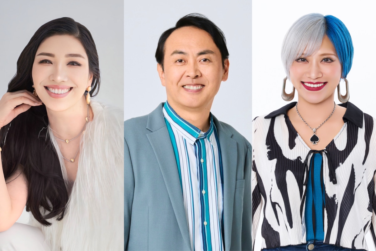 左からアンミカ、アンガールズ田中、ぱーてぃーちゃん信子