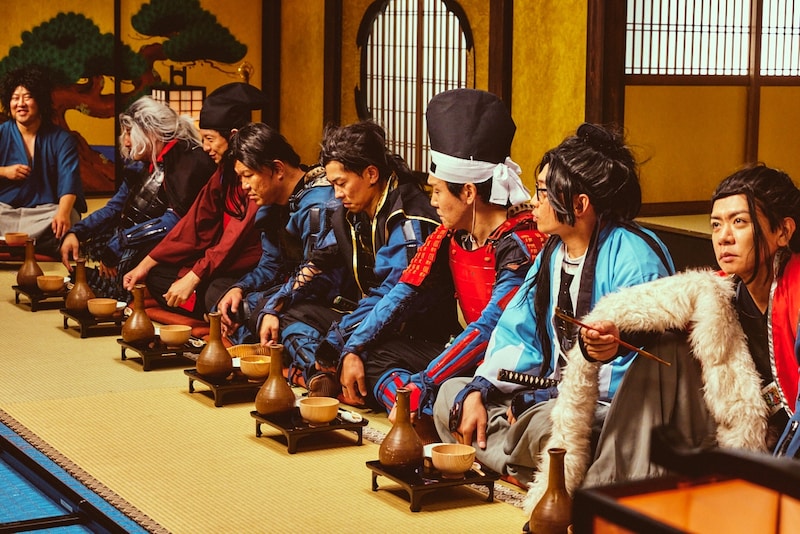 「アドリブ大河」撮影中の様子