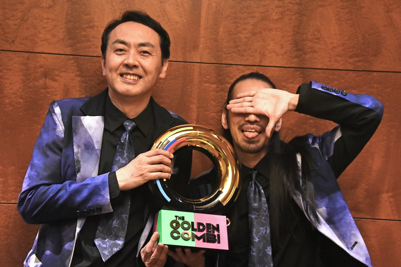 左からアンガールズ田中、真空ジェシカ川北