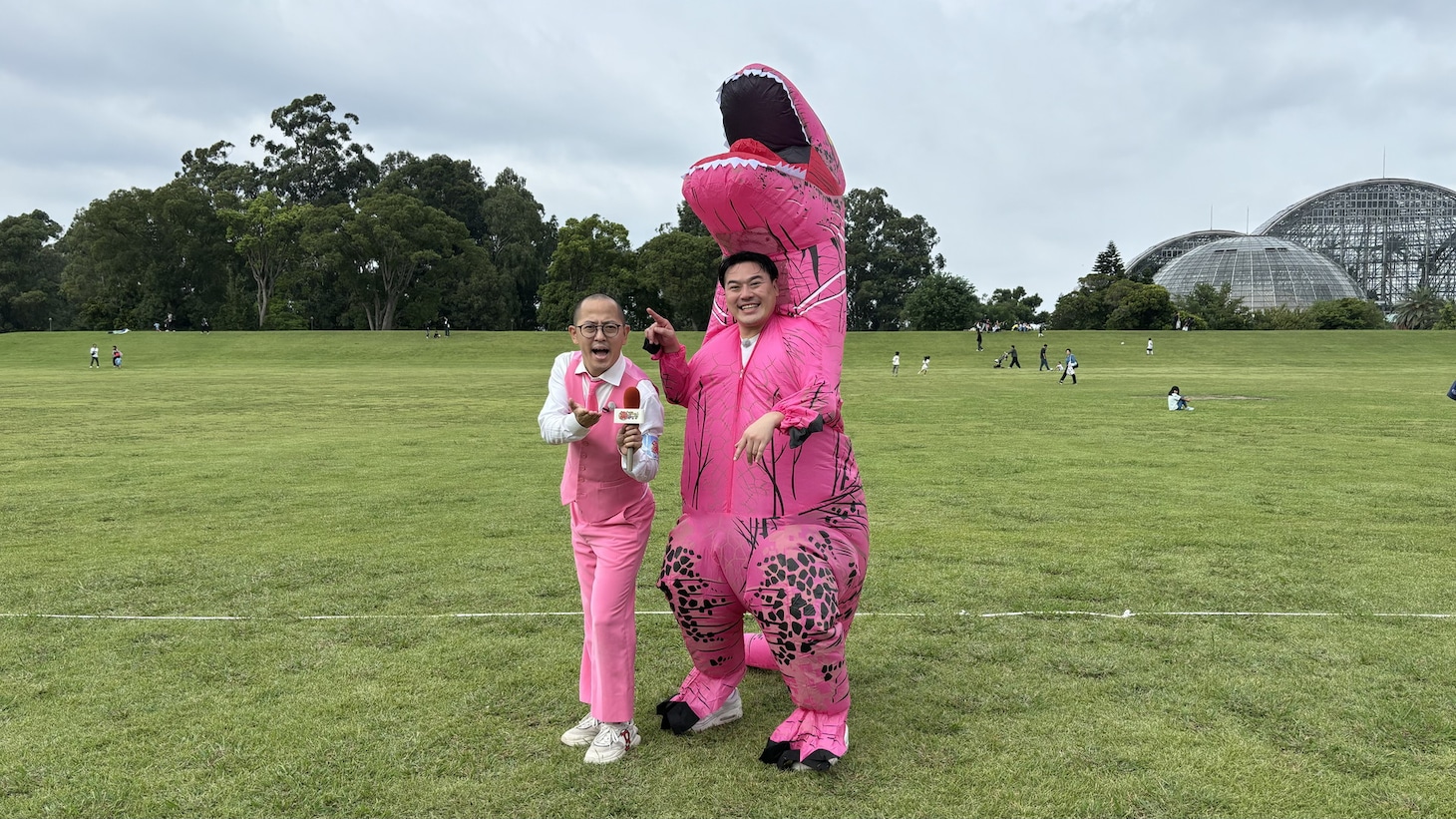 ちゃんぴおんず大ちゃん「ティラノサウルスレース」に参加