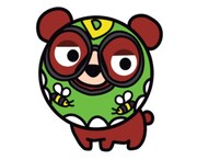 「全力！脱力タイムズ」番組初のマスコットキャラクター「ゆるまるズ　脱べあ（くま）」©フジテレビ