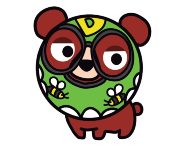 「全力！脱力タイムズ」番組初のマスコットキャラクター「ゆるまるズ　脱べあ（くま）」©フジテレビ