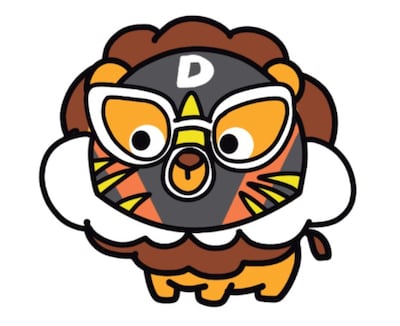 「全力！脱力タイムズ」番組初のマスコットキャラクター「ゆるまるズ　脱れお（ライオン）」©フジテレビ