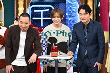 左から千鳥・大悟、山田涼介、千鳥ノブ