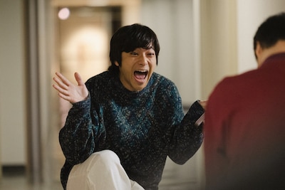 スペシャルドラマ「さんまと坂本九 2人の国民的スター 知られざる運命」で明石家さんまに扮する山田裕貴