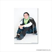 「DMMオンクレ」の金魚番長グッズ。ステッカー