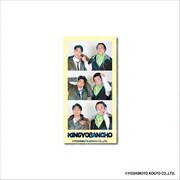 「DMMオンクレ」の金魚番長グッズ。ステッカー