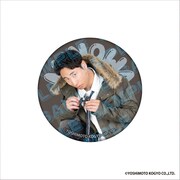 「DMMオンクレ」の金魚番長グッズ。缶バッジ