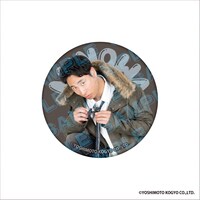 「DMMオンクレ」の金魚番長グッズ。缶バッジ