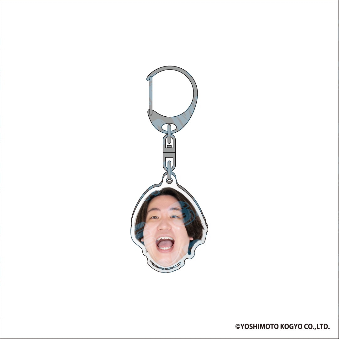 DMMオンクレ」の金魚番長グッズ。顔アクリルキーホルダー - 金魚番長
