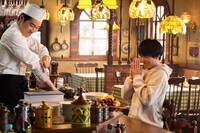 Indeed新CMの撮影に臨むジャルジャル