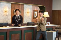 Indeed新CMの撮影に臨むジャルジャル