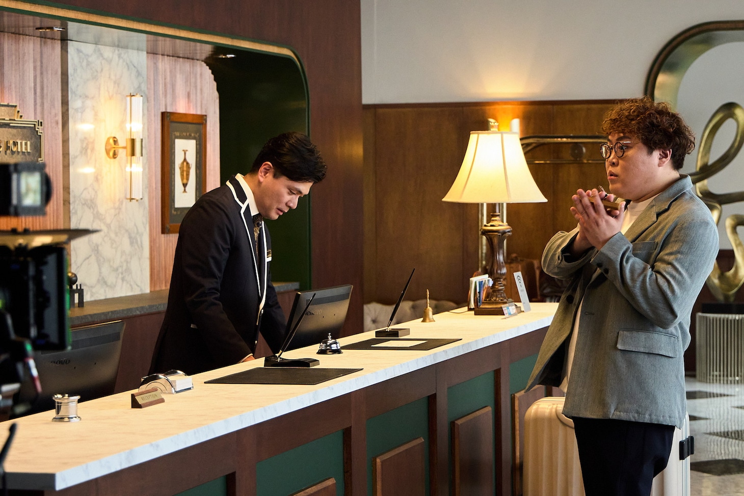 Indeed新CMの撮影に臨むマユリカ