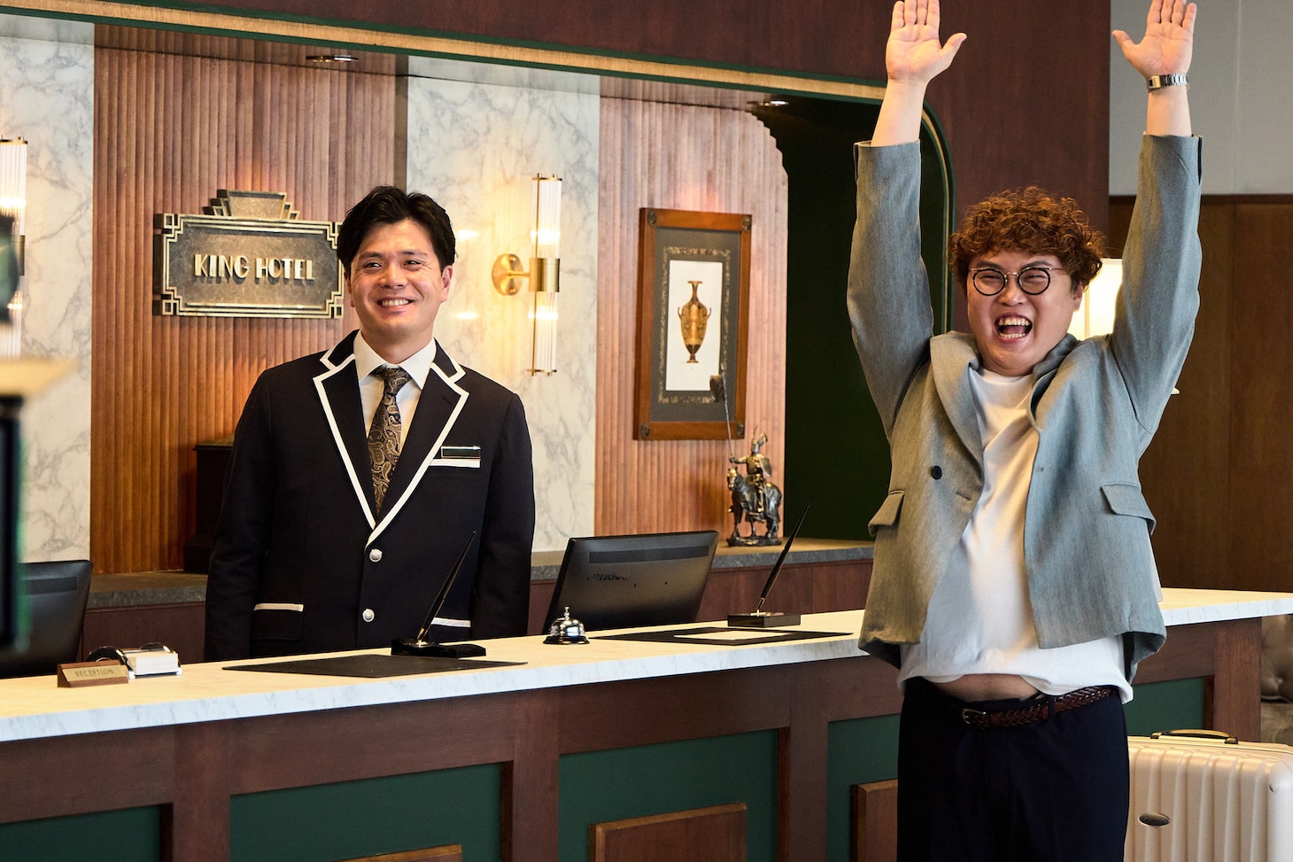 Indeed新CMの撮影に臨むマユリカ