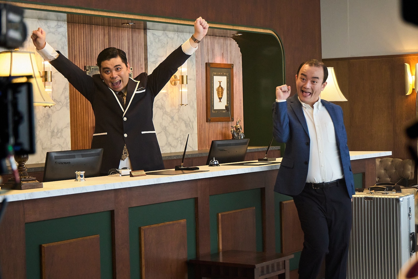 Indeed新CMの撮影に臨むななまがり