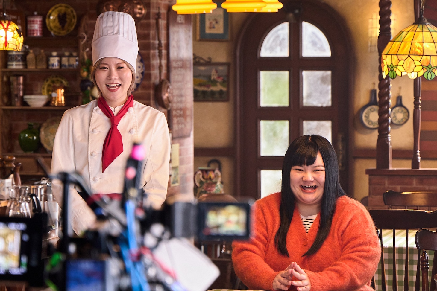 Indeed新CMの撮影に臨むオダウエダ