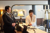 Indeed新CMの撮影に臨むレインボー