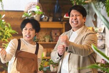 Indeed新CMの撮影に臨むレインボー