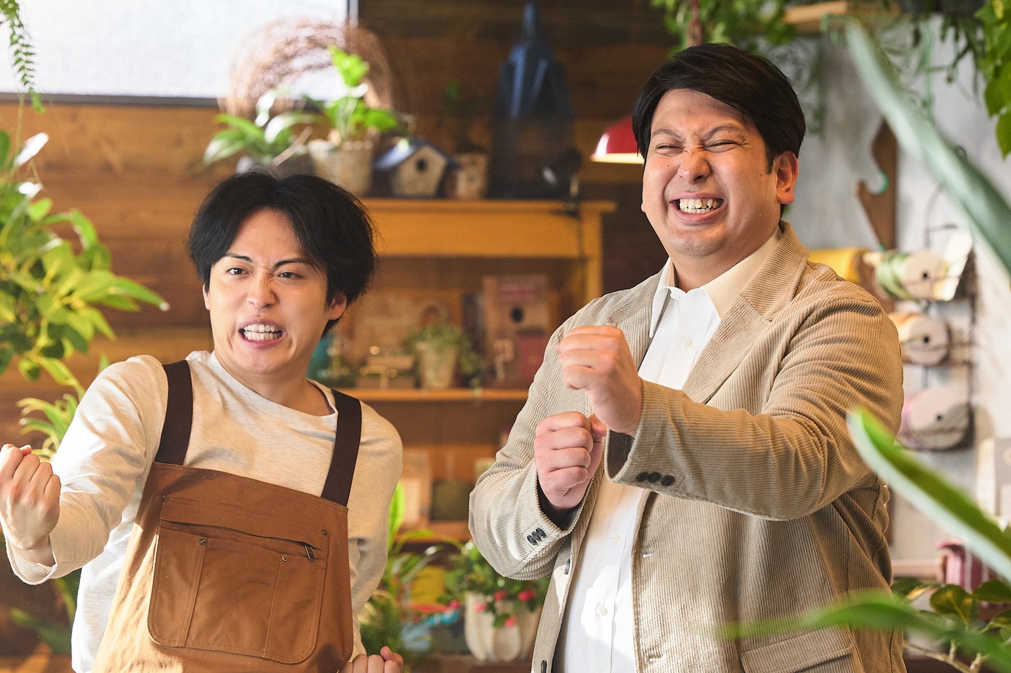 Indeed新CMの撮影に臨むレインボー