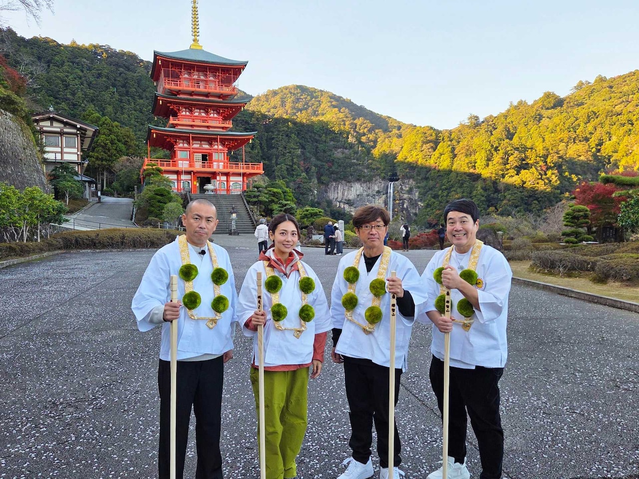 さまぁ～ず大竹、タカトシと熊野古道で旅　手ごわい道のりに「マジかよ！」