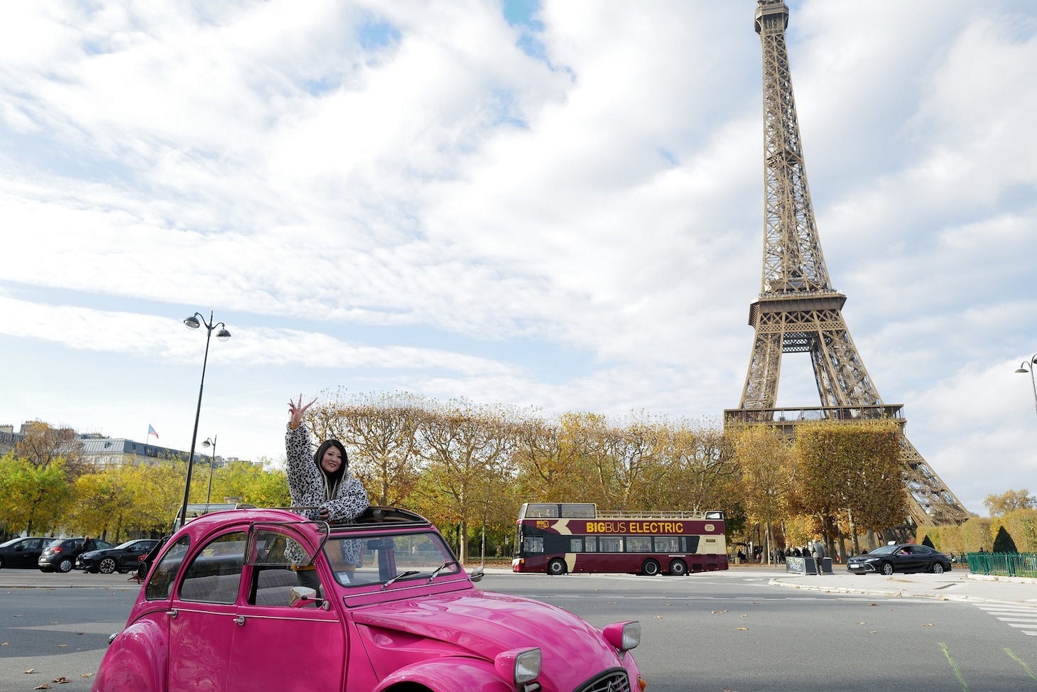パリに来た京佳お嬢様