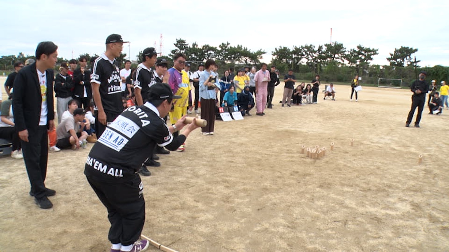 モルック大会でのワンシーン