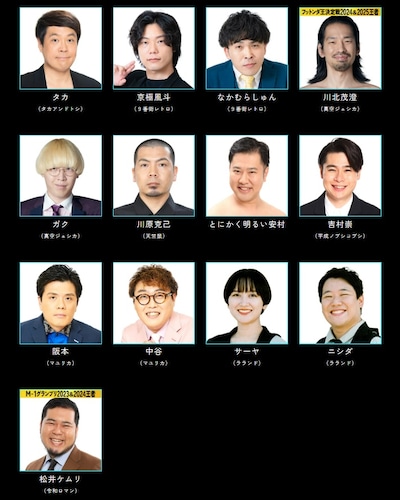 「フットンダ王決定戦2026」の出演者たち