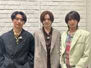 「賞金獲得脱出ゲーム」に臨むKEY TO LITの（左から）猪狩蒼弥、岩﨑大昇、井上瑞稀