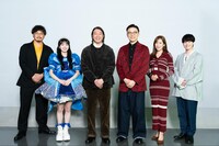 「10万人に聞いたら地元のスゴいもん見つけちゃいました!!」に出演する（左から）アルコ＆ピース平子、増田彩乃、加藤浩次、ガクテンソク奥田、中川安奈、大橋和也