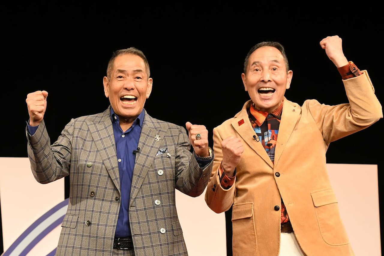 ザ・ぼんち。左からぼんちおさむ、里見まさと