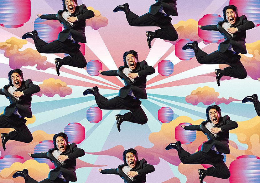 令和ロマン「M-1」広告公開　ケムリは正拳突き、屋外ビジョンには3Dで飛び出すくるま