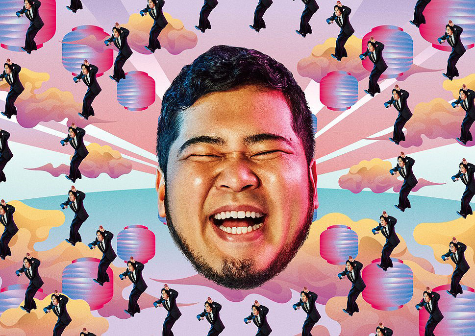 令和ロマン「M-1」広告公開　ケムリは正拳突き、屋外ビジョンには3Dで飛び出すくるま