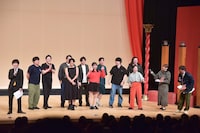 エキシビション出演芸人のトークの様子