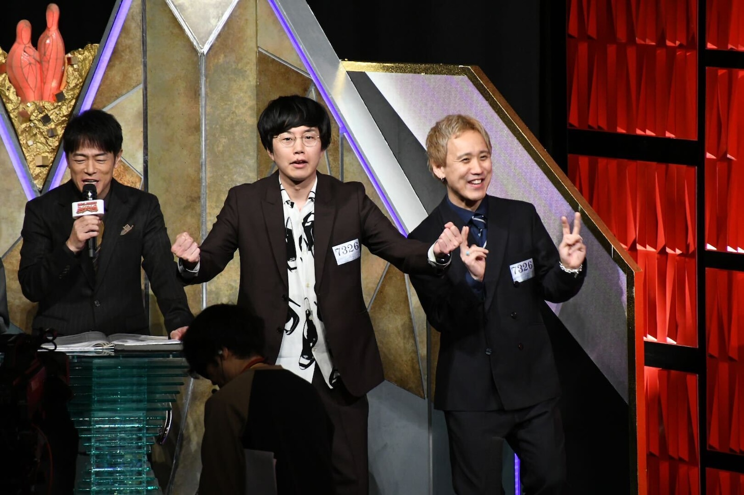 勝利した瞬間の黒帯