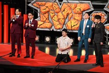 ミキに敗れ、膝から崩れ落ちる豆鉄砲・東