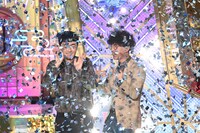 「M-1グランプリ2025」決勝で、たくろうの優勝が決定した場面