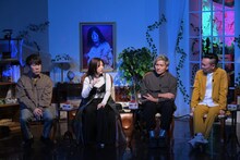 左からFUJIWARA藤本、3時のヒロイン福田、スリムクラブ真栄田、かまいたち山内