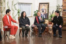 左から、かまいたち濱家、ピース又吉、ラブレターズ塚本、好井まさお