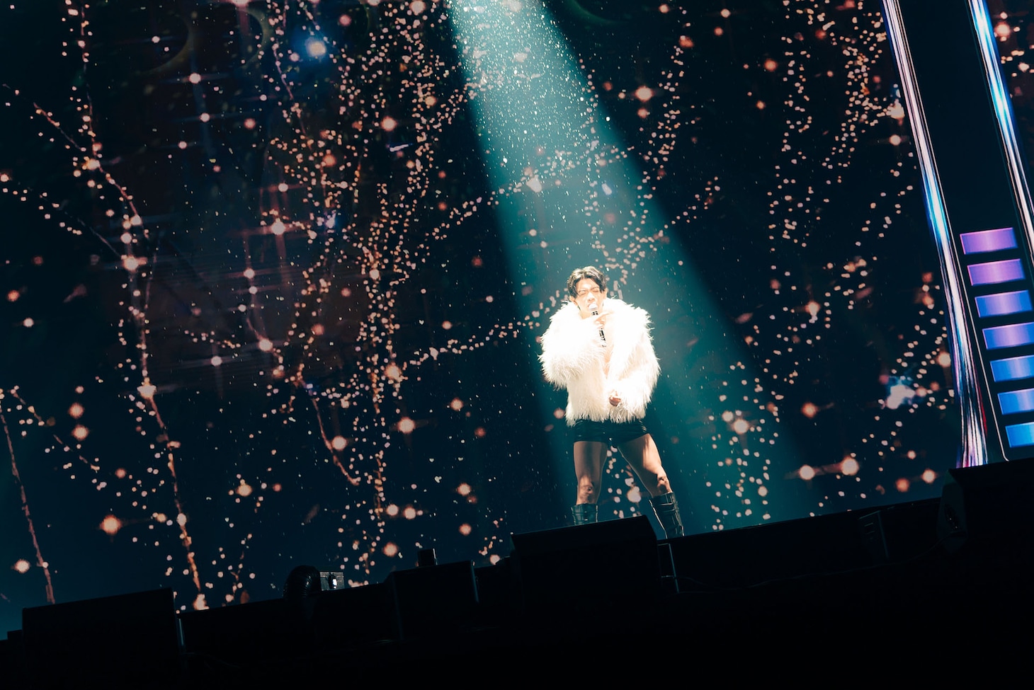 「セクシー大根の歌」を熱唱するマヂカルラブリー・野田クリスタル